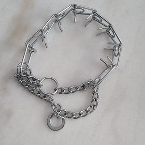 Medium Metal Dog training collar 18"